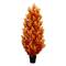 4ft. UV Resistant Autumn Artificial Fall Cedar Tree (Indoor/Outdoor)